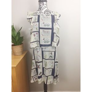 ModCloth Floral Butterflies Botany Dress